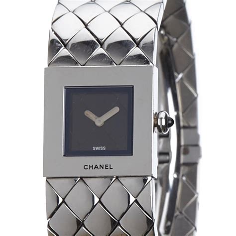 chanel stainless steel watch|used Chanel watches for sale.